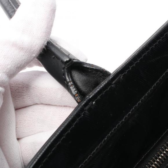 Chanel Matelasse Tote Bag Canvas Leather Black - Picture 10 of 10